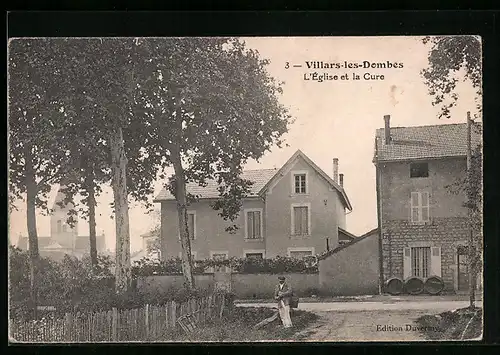AK Villars-les-Dombes, L`Eglise et la Cure