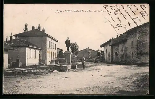 AK Corveissiat, Place de la Mairie