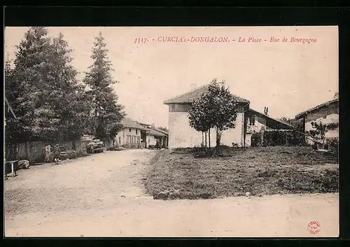 AK Curciat-Dongalon, La Place, Rue de Bourgogne