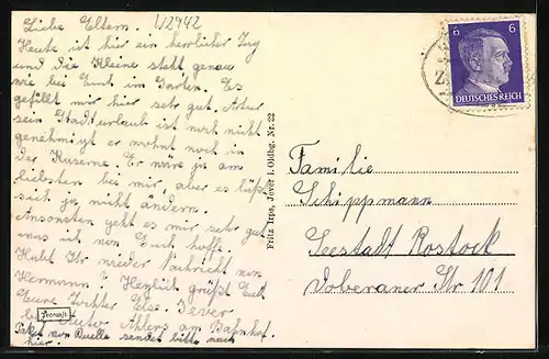 AK Jever i. Oldbg., Blick auf Mariengymnasium