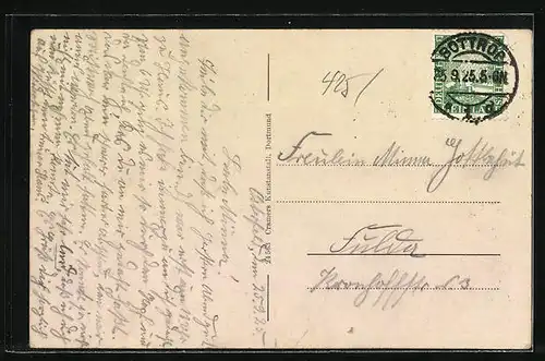 AK Bottrop, Partie am Stadtparkteich