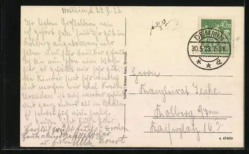 AK Demmin, Kirche, Rathaus und Markt