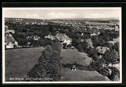 AK Bad Altheide, Blick nach dem Kurhaus