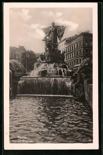 AK Stettin, Manzel-Brunnen