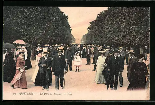 AK Poitiers, Le Parc de Blossac