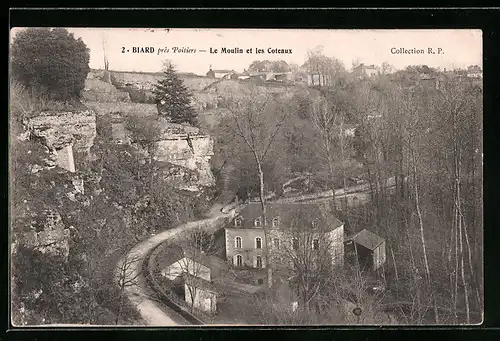 AK Biard /Poitiers, Le Moulin et les Coteaux