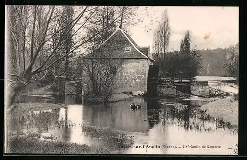 AK Angles-sur-l`Anglin, Le Moulin de Remerle