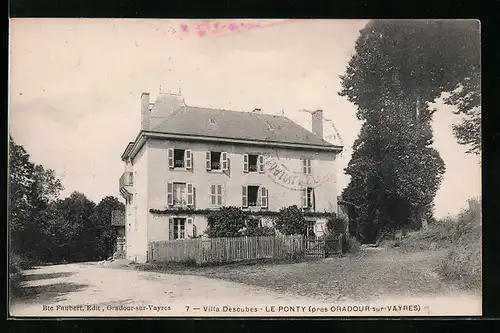 AK Le Ponty /Oradour-sur-Vayres, Villa Descubes