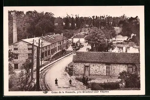 AK Oradour-sur-Vayres, Usine de la Monnerie