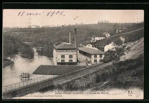 AK Saint-Priest-Taurion, L`Usine des Roches