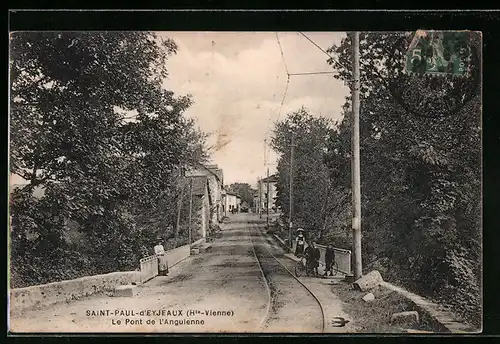 AK Saint-Paul-d`Eyjeaux, Le Pont de l`Anguienne