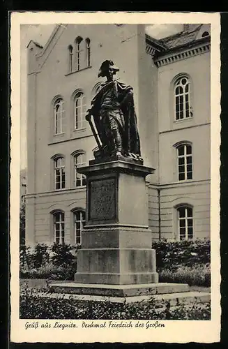 AK Liegnitz, Denkmal Friedrich des Grossen