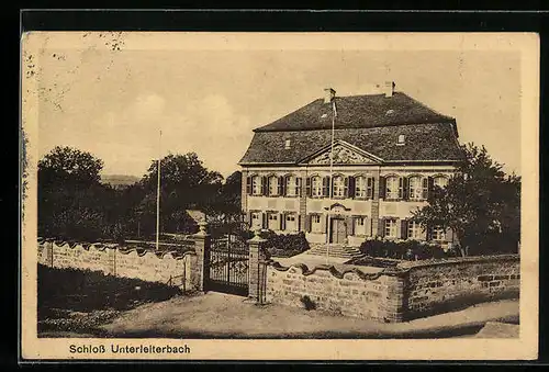 AK Unterleiterbach, Schlossansicht