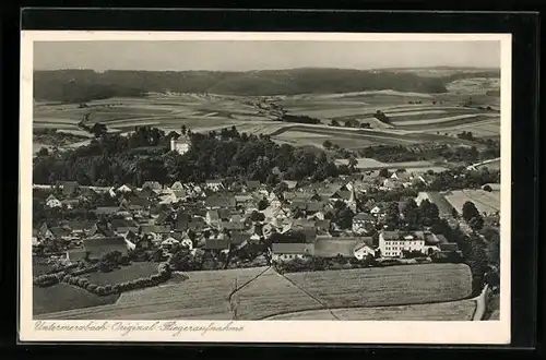 AK Untermerzbach, Fliegeraufnahme