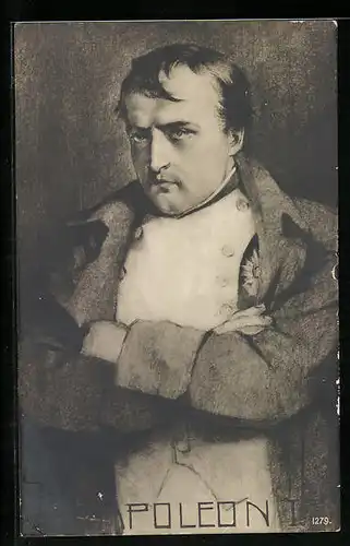 AK Napoleon mit strengem Blick
