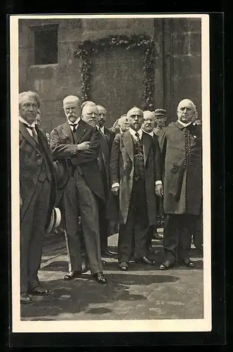 AK Präsident Masaryk (TGM) bei einer Versammlung