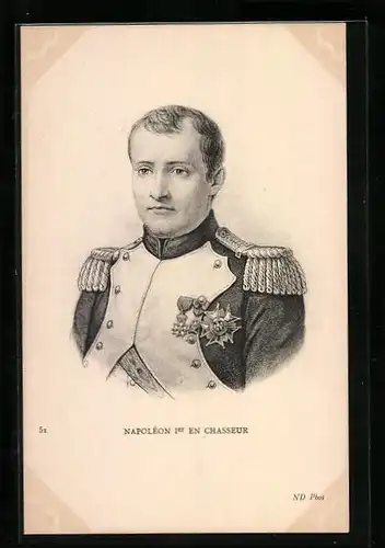 AK Napoleon Ier en Chausseur