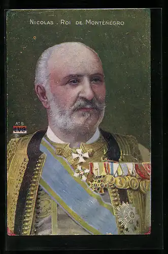 AK König Nicolas von Montenegro in Galauniform