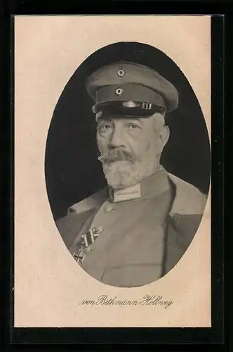 AK Reichskanzler von Bethmann Hollweg in Uniform