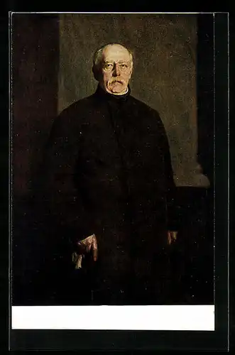 Künstler-AK Bismarck 1888 in Friedrichsruh