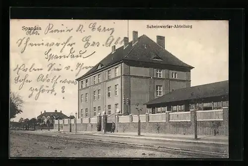 AK Berlin-Spandau, Kaserne der Scheinwerfer Abteilung