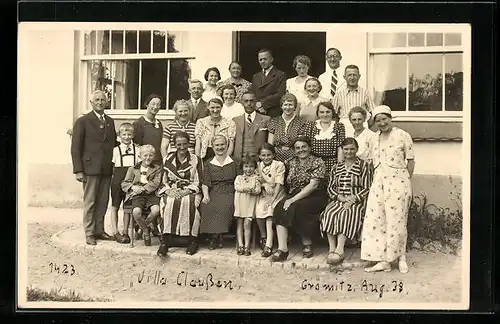 Foto-AK Grömitz, Villa Claussen, Aug. 38