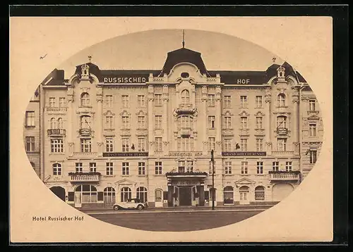 AK Berlin, Hotel Russischer Hof, Georgenstrasse 21-22