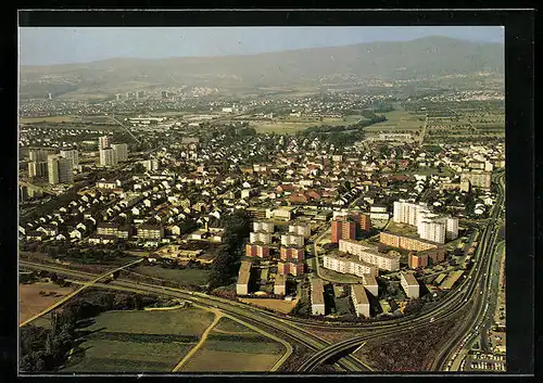 AK Eschborn /Ts., Ortsansicht, Fliegeraufnahme