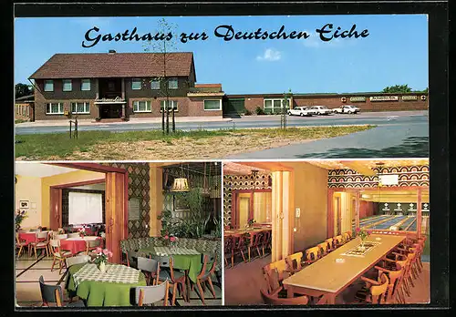AK Zernien, Gasthaus zur Deutschen Eiche Wilhelm Lühr
