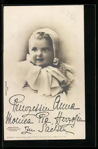 AK Prinzessin Anna Monica Pia, Herzogin von Sachsen