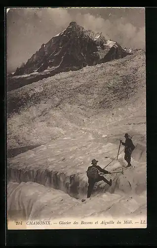 AK Chamonix, Glacier des Bossons et Aiguille du Midi, Bergsteigen