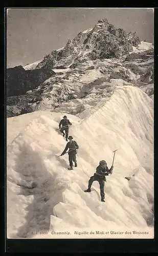 AK Chamonix, Aiguille du Midi et Glacier des Bossons, Bergsteigen
