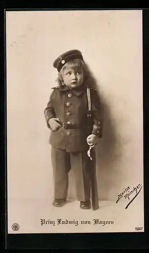 AK Prinz Ludwig von Bayern in Uniform