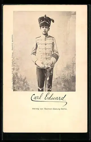AK Carl Eduard von Sachsen-Coburg-Gotha
