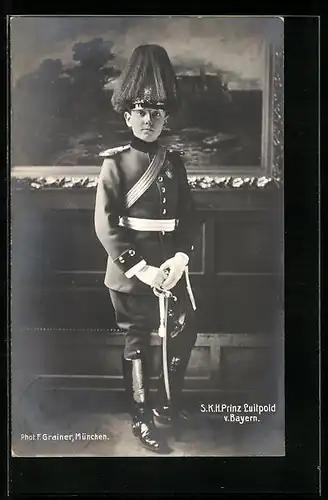 AK S. K. H. Prinz Luitpold von Bayern in Uniform