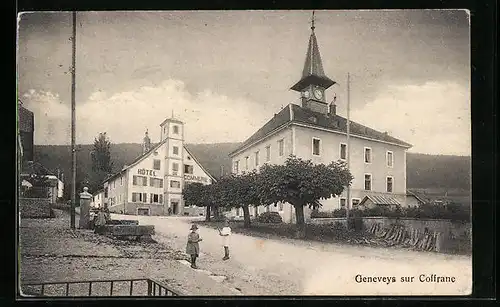 AK Geneveys sur Coffrane, Hotel Commune