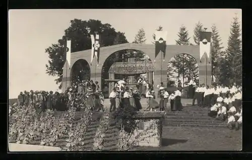 AK Neuchâtel, Fête de la Vigne 1925