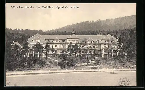AK Neuchâtel, Les Cadolles, hopital de la ville