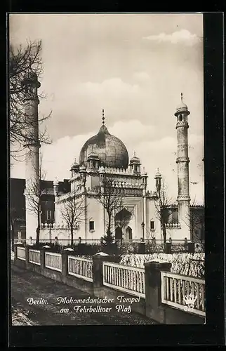 AK Berlin, Mohamedanischer Tempel am Fehrbelliner Platz