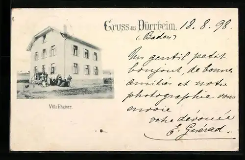 AK Dürrheim, Villa Rhainer