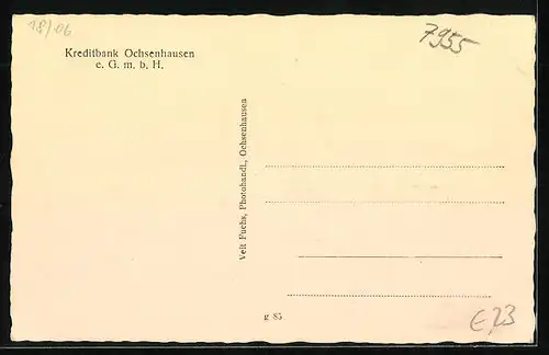 AK Ochsenhausen, Kreditbank eGmbH