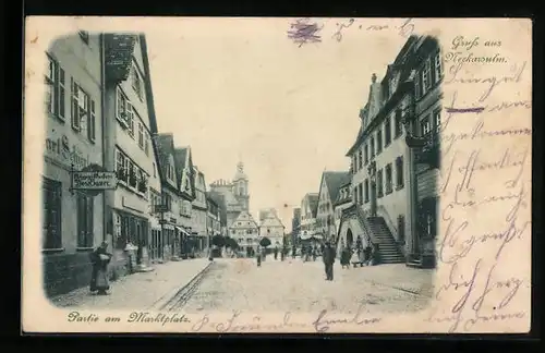 AK Neckarsulm, Partie am Marktplatz