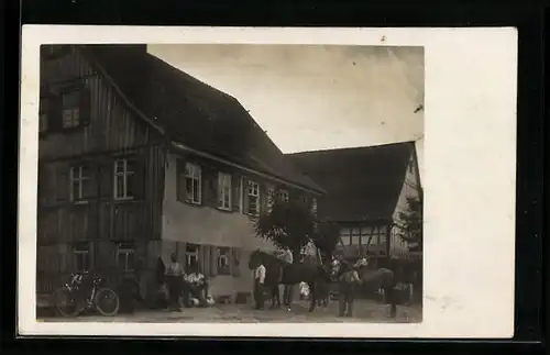 Foto-AK Wielandsweiler, Gehöft ca. 1915