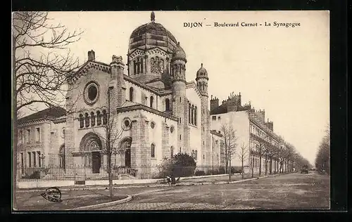 AK Dijon, Boulevard Carnot, La Synagogue