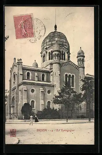 AK Dijon, La Synagogue