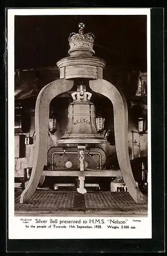 AK Silver Bell presented to HMS Nelson