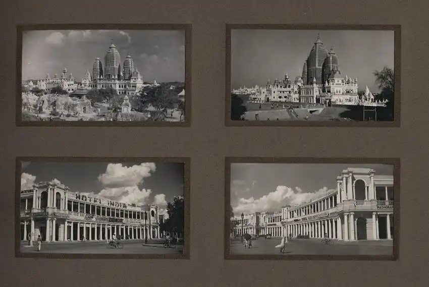 Fotoalbum mit 96 Fotos Neu-Delhi, Ansicht Neu-Delhi, Rotes Fort, Strassenbahn, Rashtrapati Bhavan, Shri Laxmi Narayan 11