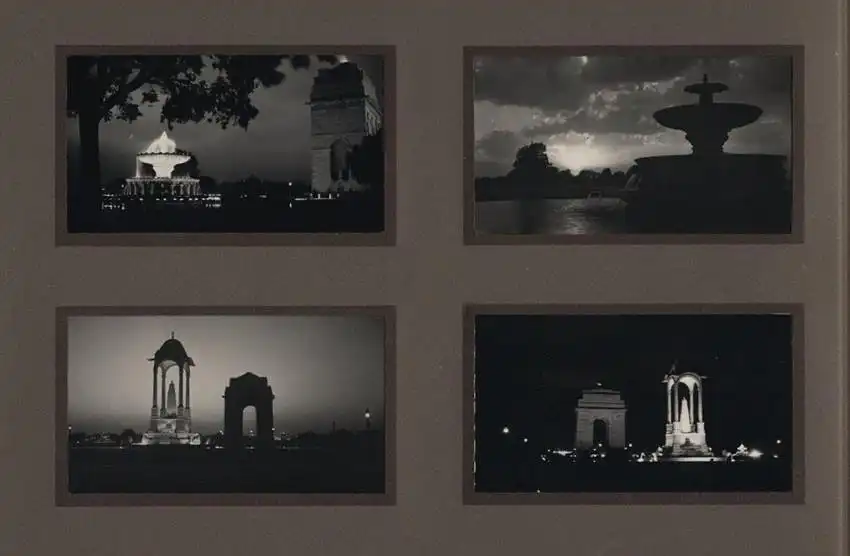 Fotoalbum mit 96 Fotos Neu-Delhi, Ansicht Neu-Delhi, Rotes Fort, Strassenbahn, Rashtrapati Bhavan, Shri Laxmi Narayan 12