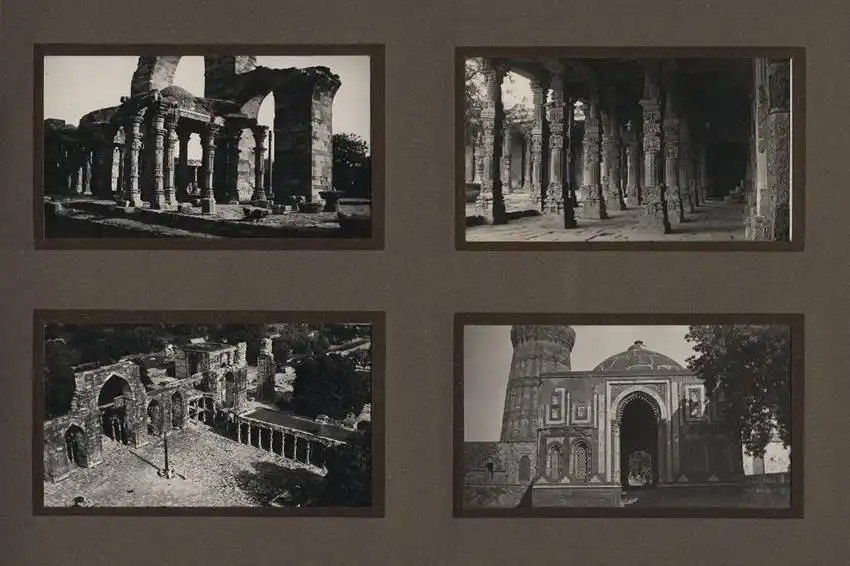 Fotoalbum mit 96 Fotos Neu-Delhi, Ansicht Neu-Delhi, Rotes Fort, Strassenbahn, Rashtrapati Bhavan, Shri Laxmi Narayan 17