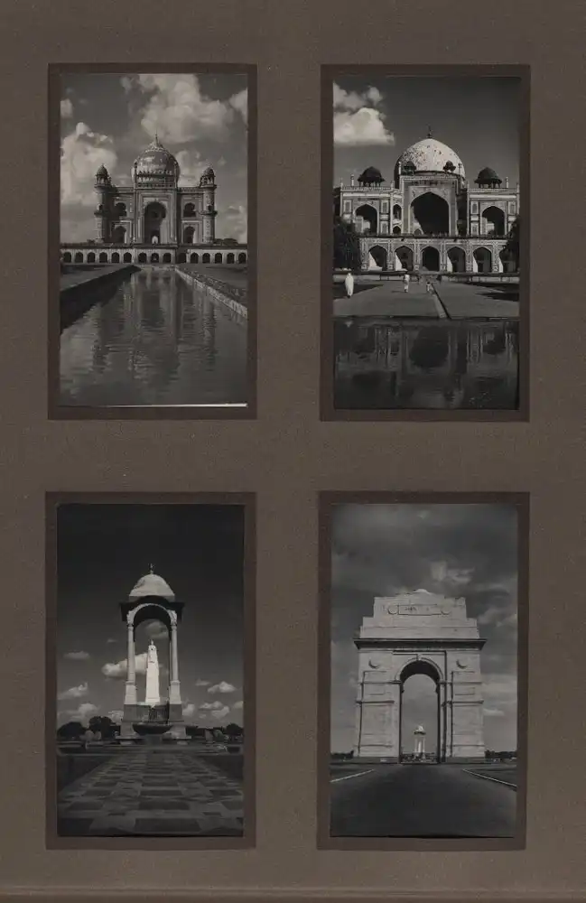 Fotoalbum mit 96 Fotos Neu-Delhi, Ansicht Neu-Delhi, Rotes Fort, Strassenbahn, Rashtrapati Bhavan, Shri Laxmi Narayan 20